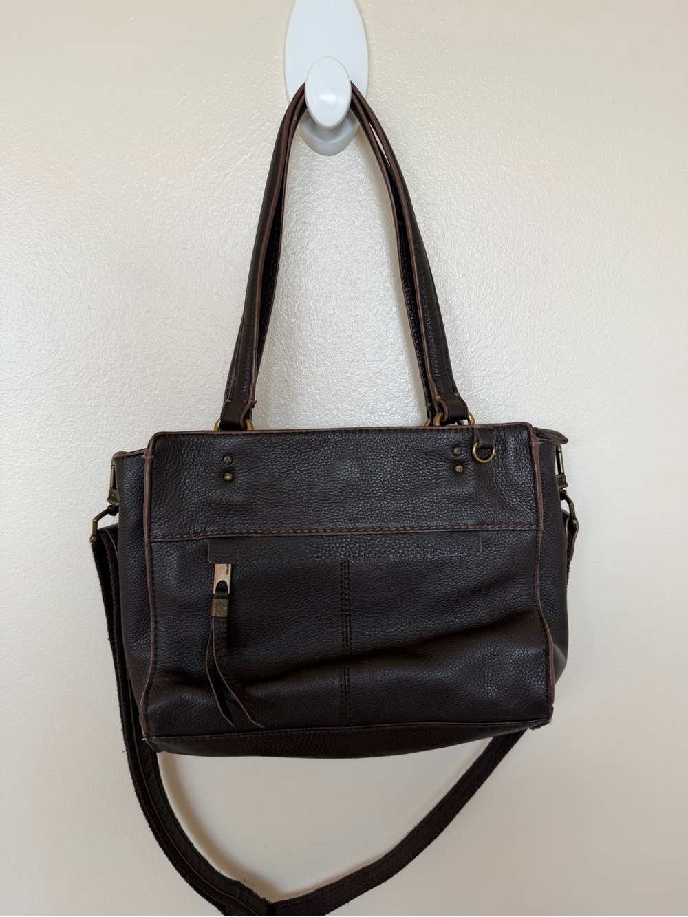 THE SAK Brown Leather Handbag Crossbody